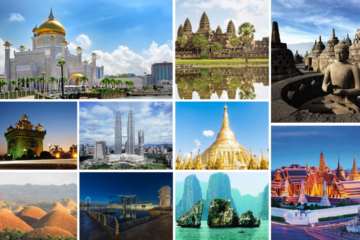 Travel trends 2026 with scenic destinations and modern travel experiences